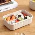 thumbnail image 4 of Wzzjkit Lunch Box Japanese Style Sealed Lunch Box Light Adult Student Office Compartment Lunch Box, 4 of 9