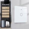 thumbnail image 3 of Wweixi Tuya Smart Light Switches App Remote Control Panel Voice Timing Module Household Office Living Room White, 3 of 8