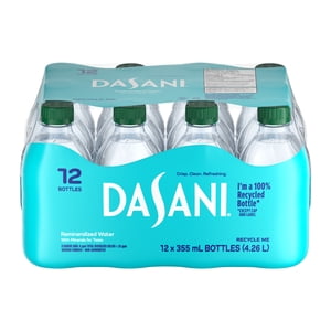 Dasani Water Bottles, 355 mL, 12 Pack