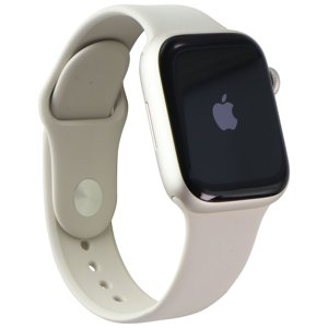 Apple montre Series 7 (GPS Seulement) A2474 (45mm) Starlight AL / Starlight Bande Sp (utilisée)
