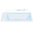 thumbnail image 2 of Clavier Portable Étanche en Silicone pour PC - Clavier Filaire USB Silencieux Doux et Confortable, 2 of 7