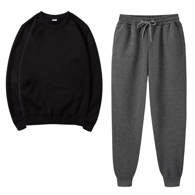 Besolor Ensembles 2 Pcs pour Femmes Survêtements Décontractés Chandail à Col Rond et Pantalon de Jogging Ensembles d'Entraînement Survêtements