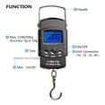 thumbnail image 4 of XZNGL Hand LCD Electronic Digital Scale Travel Fish Luggage Hanging Hook Weight, 4 of 9