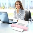 thumbnail image 3 of Wireless Portable Supports A4 Inkless Mobile IOS Android Laptop Portable Printers Wireless For Travel Mobile Office School Home Car, 3 of 5