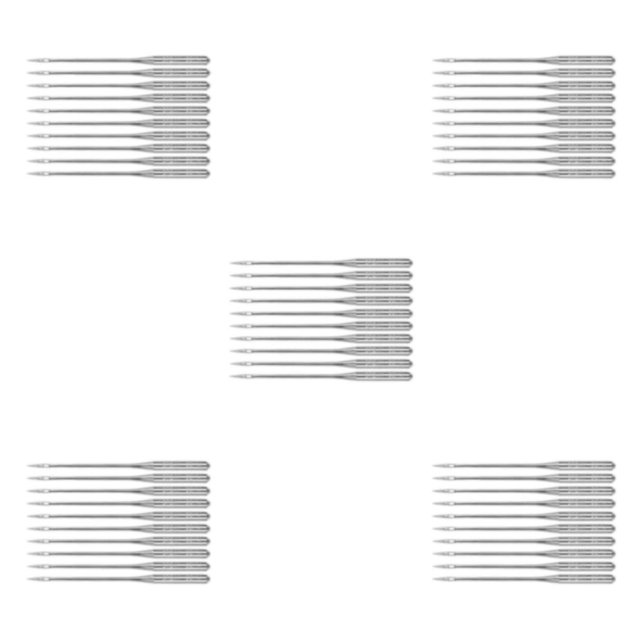 Maytalsory 1/2/3/5 Stainless Steel Durable And Reliable Professional Sewing Machine For Long-lasting Embroidery 16/100(10pcs) 5PCS