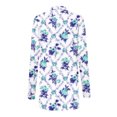 thumbnail image 4 of Cardigan Grande Taille pour Femmes, Cardigan à Manches Longues à Imprimé Floral, Veste Haut, Vestes de Course pour Femmes en Liquidation, 4 of 6