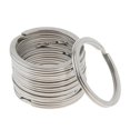 thumbnail image 1 of jinwen 10Pcs Stainless Steel O Chain Buckle Holder Camping 35mm, 1 of 9
