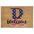 thumbnail image 2 of 4th of July Door Mat Outdoor,Independence Day Welcome Doormat, 4th of July Coir Doormat with Non Slip Backing ,Patriotic Mat Star Front Porch Rugs For Home Entrance 4th of July Decoration,(15*24"), 2 of 2