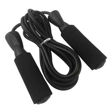 Yeacher Corde à Sauter Ajustable Corde de Saut D\'entraînement Physique Poignées en Mousse Souple pour Exercices Entraînements Vitesse Entraînement d'Endurance