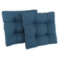 thumbnail image 1 of 19-inch Squared Twill Tufted Dining Chair Cushion (Set of Two), 1 of 2