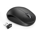 thumbnail image 2 of Quiet 2.4 Ghz Wireless Mouse With Nano Usb Receiver, 1600 Dpi Optical Sensor, For Pc, Laptop, Etc., Black, 2 of 7