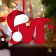 thumbnail image 5 of Fridja 26 Letters Christmas Tree Decoration Pendant, Christmas Tree Ornaments Personalized DIY Christmas Ornaments Christmas Decoration Xmas Tree Hanging Decor (M), 5 of 5