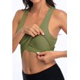thumbnail image 3 of Charmo Crop Tank Tops for Women Built-in Shelf Bra Racerback Cotton Sports Crop Top 2 Pack, 3 of 6