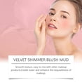thumbnail image 3 of FcBaudy Blush for Cheeks, Rose Powder Blush Ultimate Blurring Setting Powder Color Correcting Powders Red mud, 3 of 4