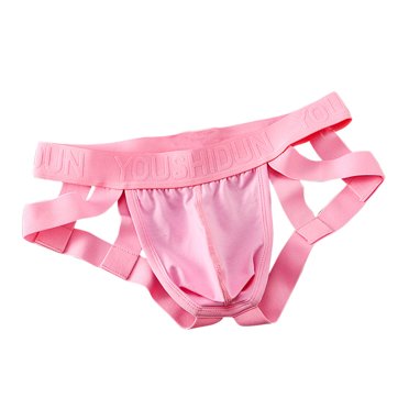 Sous-vêtements pour Hommes Aguichant Hommes Décontractés Design Ajouré Aguichant String Double Culottes Rehausse-Fesses Taille Basse sous-Vêtements Pantalons