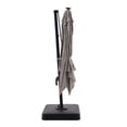 thumbnail image 2 of hometrends 10 ft. Square Solar LED Offset Umbrella & Base, 2 of 9