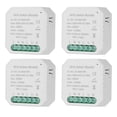 thumbnail image 2 of Mistaha 4PCS Tuya MINI DIY One Way Smart Switch Small Body APP Remote Control WiFi Switch Timer Light Switch Compatible With Home/Nest &, 2 of 8