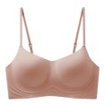 thumbnail image 4 of hoksml Woman's Wireless Bras Comfortable Seamless Bra Solid Color Thin Style Ventilate Back Buckle Bra Without Steel Rim Everyday Bras 2025 on Clearance, 4 of 7
