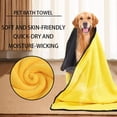 thumbnail image 1 of Microfiber Pet Grooming Towel Super Absorbent Washcloth for Gentle Bathing and Swimming Cleaning, 1 of 6