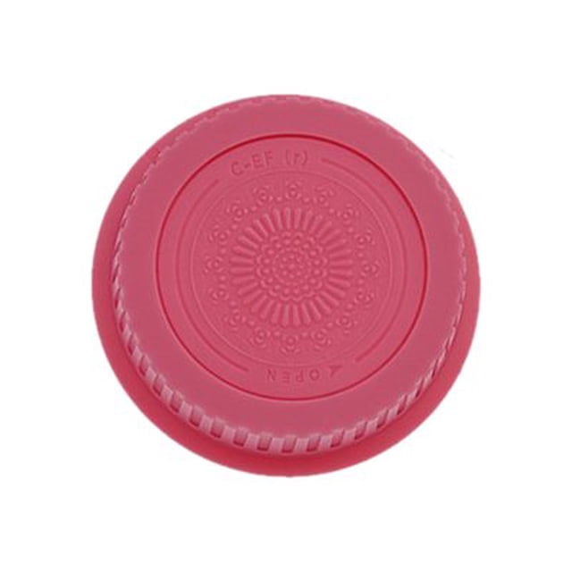 Fotodiox Cap-Rear-EOS-Pink Capuchon d'Objectif Arrière de Designer pour Tous les Objectifs Canon EOS et Convient aux EF et EFS, Pink