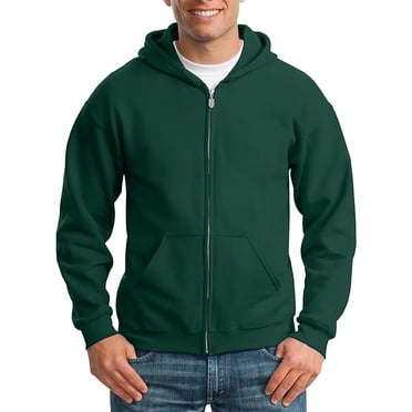 Ediodpoh 2025 Autumn Winter Menswear Plus Thickened Solid Color Zipper Cardigan Loose Fashion Hoodie Men's Fashion Hoodies & Sweatshirts Dark Green XXXL