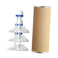 thumbnail image 3 of jinwen Wind Resistant Badminton Shuttlecocks Professional for Gymnasium Accessories White 3Pcs, 3 of 9