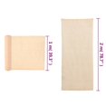 thumbnail image 4 of vidaXL Filet de Confidentialité HDPE 2x10 m Beige, 4 of 4