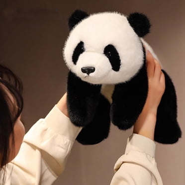Pisexur Peluches Panda, Coussins en Peluche Panda Pondérés de 12 Pouces Cadeaux pour Femmes et Filles