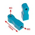 thumbnail image 4 of RC Car Parts for Tamiya TT01 1/10 Parts Remote Car Model DIY Replacement Accessories servo mount, 4 of 5
