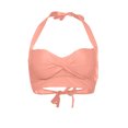 thumbnail image 4 of XZNGL Halter Top Swimsuits for Women Womens Fashion Sexy Multi Color Swimsuit Halter Ruched High Waist Bikini Tops High Waist Bikini Swimsuit for Women Sexy Bikini Swimsuit for Women, 4 of 4