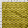 thumbnail image 3 of oneOone Cotton Poplin Fabric Chevron Ikat Printed Craft Fabric BTY 42 Inch Wide, 3 of 4