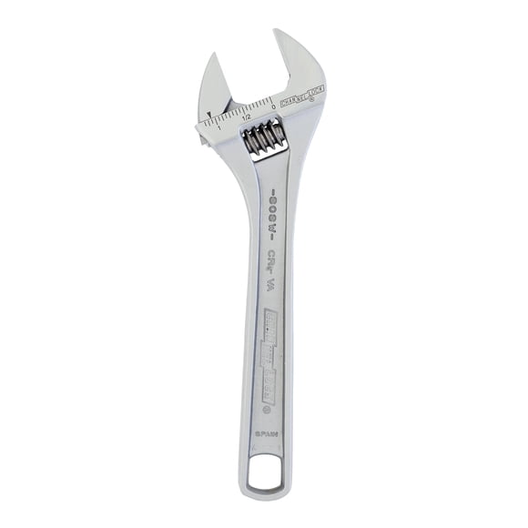 Channellock 808W 8-Inch Adjustable Wide Wrench Chrome