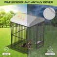 thumbnail image 2 of Kojooin 4x4x6FT Outdoor Dog Kennel with Lock & Waterproof Roof, 2 of 9
