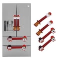 thumbnail image 2 of 4pcs Christmas Microwave Oven Handle Protective Covers Xmas Fridge Kitchen Refrigerator Door Handle Gloves, 2 of 6