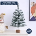 thumbnail image 3 of B Flocked Artificial Christmas Tree Style B, Snowy Frosted Tips For Holiday Home Decor, Festive Indoor Tree For Living Room, Office, Party Decoration, 3 of 3