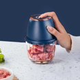 thumbnail image 4 of TIELUTT Mini Food Processor 350ml Compact Kitchen Chopper Efficient Vegetable Meat Grinder Kitchen Aide Handheld Mixer Stand Cake Mixer Timer Kitchen Container Working Remotely Sign Stand Mixer Slidi, 4 of 4