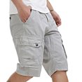 thumbnail image 4 of Shorts Cargo d'Entraînement pour Hommes Légers Randonnée Shorts à devant Plat Shorts de Travail Tactiques avec Multi-Poches, 4 of 6
