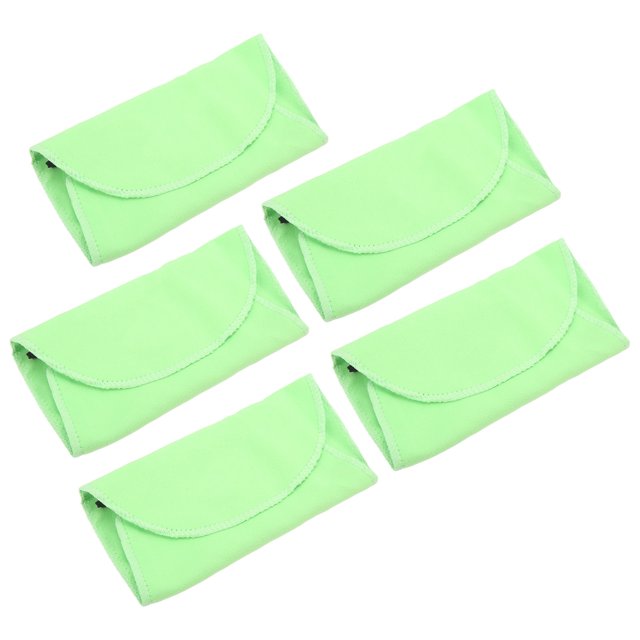 Loewten Tissu pour Clarinette, Tissu pour Saxophone, 5 Pcs, Bonne Absorption d'Eau, Lavable, Usage Répété, Kit de Flûte Douce pour Clarinette Saxophone