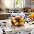 thumbnail image 4 of Leojiow Clear Glass Cooking Pot With Lid Stovetop Heat For Soup Stew Pasta Boiling Kitchen Cookware 17X15Cm Clear, 4 of 6