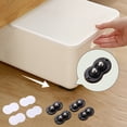 thumbnail image 2 of Yhmxh Adhesive Pulley Universal Wheel, Can Be Fixed On The Bottom Of The Trash Can, The Bottom Of The Storage Box, Etc., Easy To Move (4 Pcs, Double Ball Pulleys) Kitchen Essentials Home and Kitchen, 2 of 6