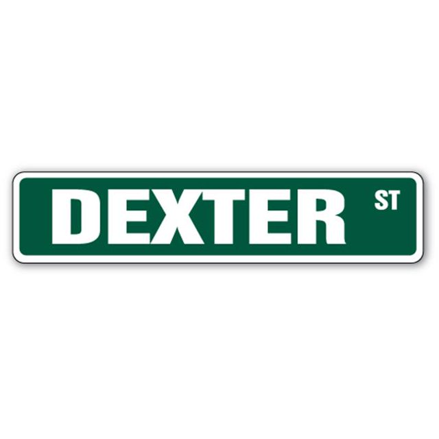 SignMission SS-DEXTER 4 x 18 in. Childrens Name Room Street Sign - Dexter