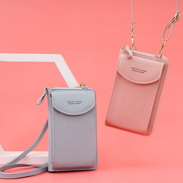 Women‘s Large Capacity Mobile Phone Bag Small One Shoulder Cross Zipper Bag Multi Function Long Hand Bag Women‘s Wallet
