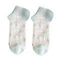 thumbnail image 2 of YAOBAMM Invisible Socks Women Shoes 1 Pair Invisible All Match Elastic Breathable Short Weaving Sole Cool Polyester Transparent Design, 2 of 7