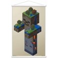 thumbnail image 1 of Minecraft - Zombie Swamp Wall Poster, 14.725" x 22.375" Framed, 1 of 4