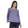 thumbnail image 1 of Moomaya Haut en Dentelle Style Victorien pour Femmes Manches Longues Tunique Décontractée Unie, 1 of 6