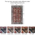 thumbnail image 2 of JV Home Tapis Oushak Rouge Brun 2'x3'3 Pouces Tapis Lavable Antidérapant, 2 of 7