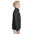 thumbnail image 3 of Youth Zone Sonic Heather Performance Quarter-Zip - BLACK HEATHER - L, 3 of 3