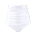 thumbnail image 1 of RELLECIGA Women's High Waisted Ruched Bikini Bottom, 1 of 6