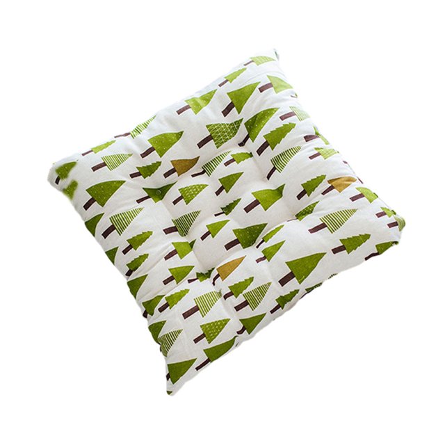 maskred Cushion Pad For Chairs Soft And Plush Seating Experience Wide Application Square Chair Cushion geometric forest 1Set