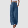 thumbnail image 2 of Women Pants Bell Bottoms Multi Colored Slim Trousers Ladies Work Leggings, 2 of 5